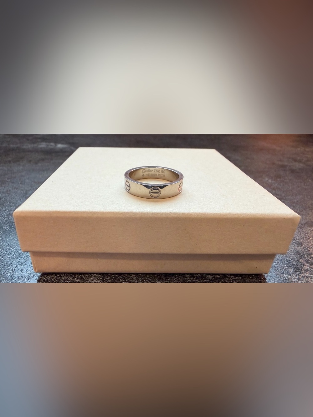 Cartier Stainless Steel LOVE Ring- Silver